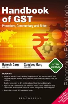 Handbook of GST: Procedure, Commentary and Rates