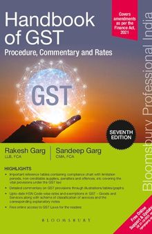 Handbook of GST: Procedure, Commentary and Rates