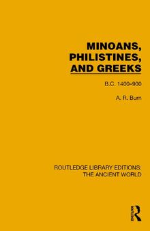 Minoans, Philistines and Greeks: B.C. 1400–900