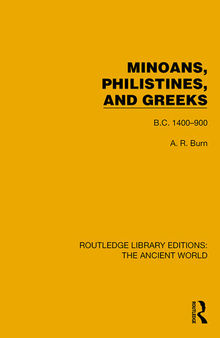 Minoans, Philistines and Greeks: B.C. 1400–900