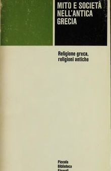 Mito e società nell'antica Grecia-Religione greca, religioni antiche