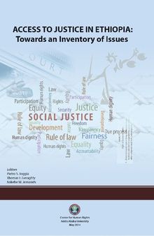 Access to Justice in Ethiopia: Towards an Inventory of Issues