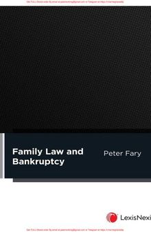 Family Law and Bankruptcy