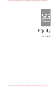 LexisNexis Study Guide Equity