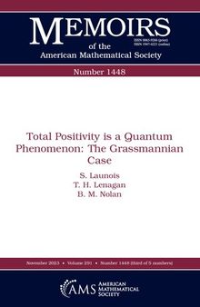 Total Positivity is a Quantum Phenomenon: The Grassmannian Case