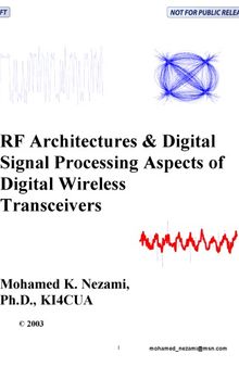 RF Architectures and Digital Signal Processing Aspects of Digital Wireless Transceivers