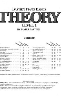 Piano Basics Level1 Theory