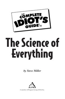 The Science of Everything