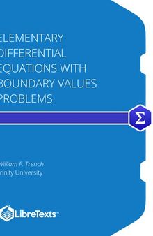 Elementary Differential Equations with Boundary Values Problems