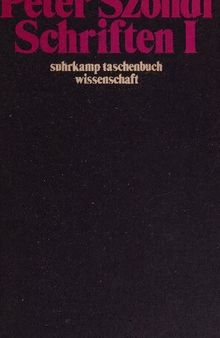 Schriften I