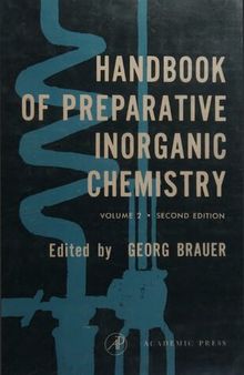 [Vol. II] Handbook of Preparative Inorganic Chemistry