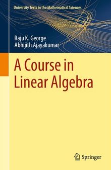 A Course in Linear Algebra (University Texts in the Mathematical Sciences)