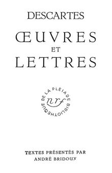 Oeuvres et lettres