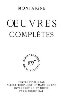 Oeuvres complètes