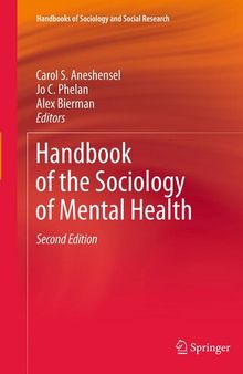 Handbook of the Sociology of Mental Health