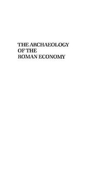 The archaeology of the Roman economy