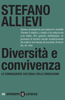 Diversità e convivenza. Le conseguenze culturali delle migrazioni