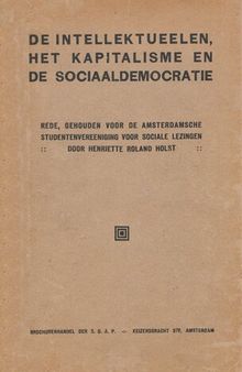 De intellektueelen, het kapitalisme en de sociaaldemocratie