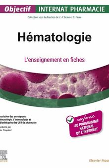 Hématologie: L’enseignement en fiches