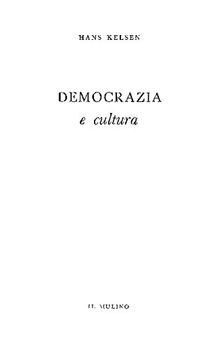 Democrazia e cultura