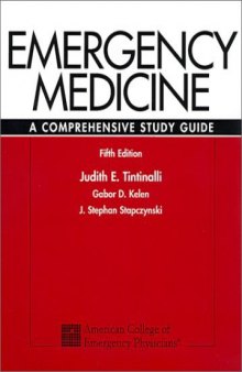 Emergency Medicine A Comprehensive Study Guide