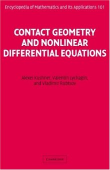 Contact geometry and nonlinear differential equations