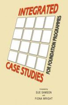 Integrated Case Studies for Foundation Programmes
