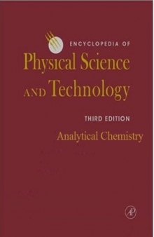 Encyclopedia of Physical Science and Technology, 3e, Analytical Chemistry