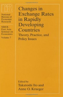 Changes in exchange rates in rapidly developing countries