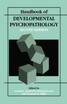 Handbook of Developmental Psychopathology