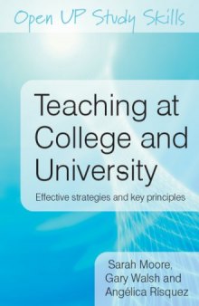 Teaching at College and University (Open Up Study Skills)