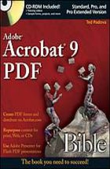 Adobe acrobat 9 PDF bible
