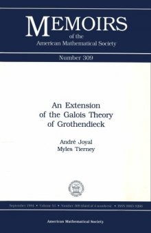 309 An Extension of the Galois Theory of Grothendieck
