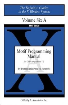 Motif Programming Manual, Vol 6A