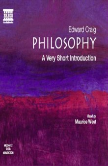 Philosophy a very short introduction