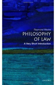 Philosophy of Law - A Very Short Introduction