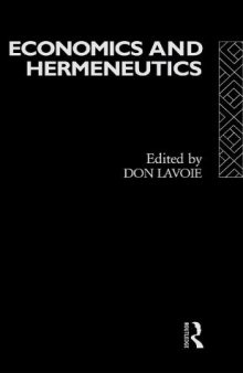 Economics and Hermeneutics