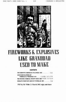 Fireworks & explosives like Granddad used to make