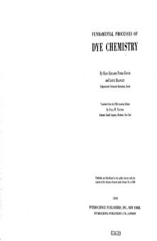 Fundamental Processes of Dye Chemistry