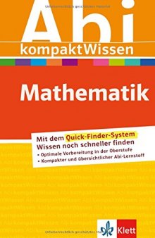 Abitur kompakt Wissen Mathematik