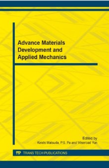 Advance Materials Development and Applied Mechanics