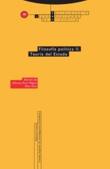 Filosofía política II. Teoría del Estado