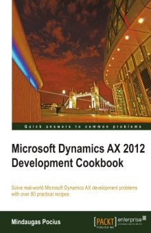 [code bundle from] Microsoft Dynamics AX 2012 Development Cookbook