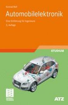 Automobilelektronik: Eine Einfuhrung fur Ingenieure