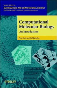 Computational Molecular Biology An Introduction