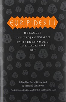 Euripides III: The Complete Greek Tragedies, Third Edition
