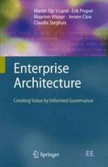 Enterprise Architecture: Creating Value by Informed Governance