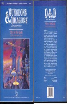 City of the Gods (Dungeons and Dragons: Blackmoor Module DA3)