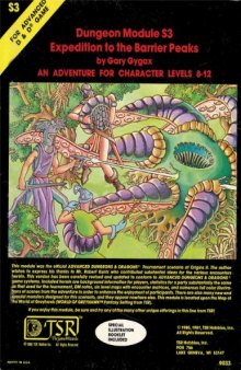 Expedition to the Barrier Peaks (Advanced Dungeons & Dragons module S3)