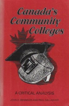 Canada's Community Colleges: A Critical Analysis